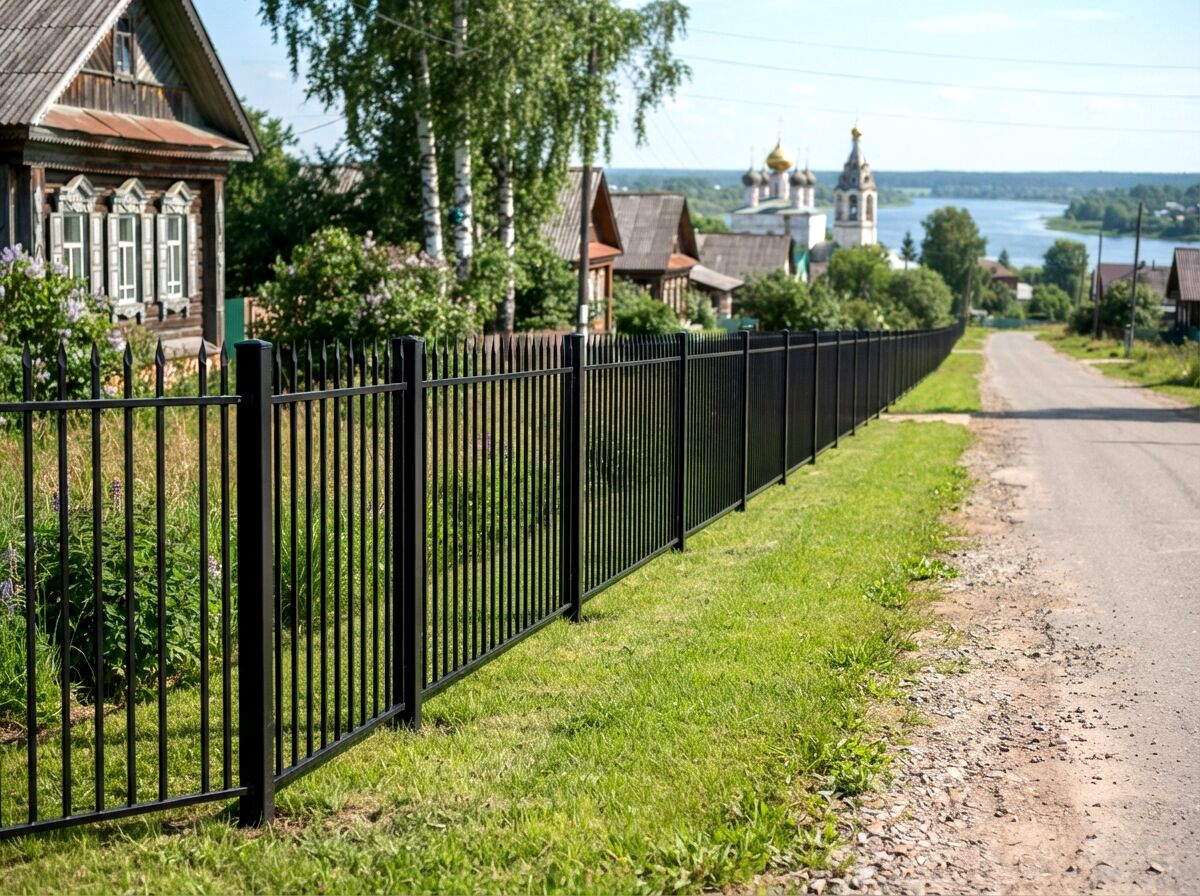Забор сварной секционный